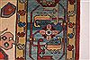 Heriz Red Hand Knotted 106 X 136  Area Rug 400-17267 Thumb 4