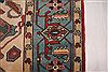 Heriz Red Hand Knotted 106 X 136  Area Rug 400-17267 Thumb 5
