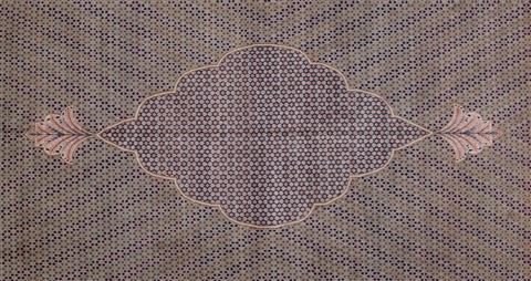 Kerman Green Hand Knotted 115 X 168 Area Rug 400-17268 Image 1