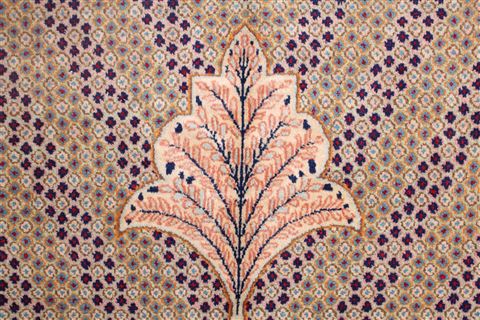 Kerman Green Hand Knotted 115 X 168 Area Rug 400-17268 Image 3