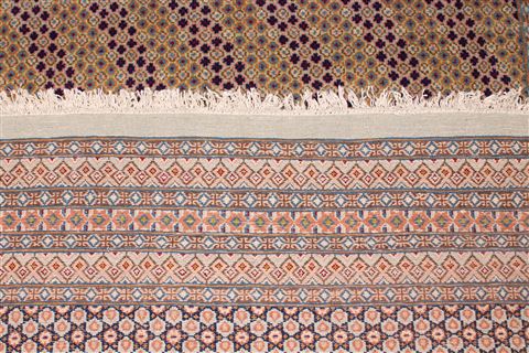 Kerman Green Hand Knotted 115 X 168 Area Rug 400-17268 Image 5