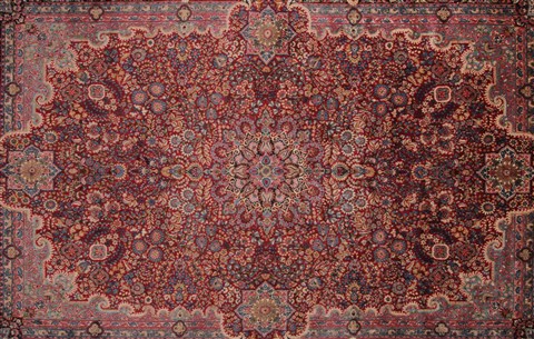 Kerman Red Hand Knotted 115 X 166 Area Rug 400-17269 Image 44