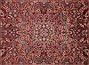 Kerman Red Hand Knotted 115 X 166  Area Rug 400-17269 Thumb 43