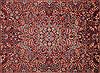 Kerman Red Hand Knotted 115 X 166 Area Rug 400-17269 Thumb 43