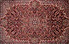 Kerman Red Hand Knotted 115 X 166  Area Rug 400-17269 Thumb 44