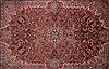 Kerman Red Hand Knotted 115 X 166 Area Rug 400-17269 Thumb 44