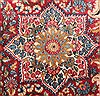 Kerman Red Hand Knotted 115 X 166  Area Rug 400-17269 Thumb 6