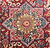 Kerman Red Hand Knotted 115 X 166 Area Rug 400-17269 Thumb 6