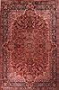 Kerman Red Hand Knotted 115 X 166  Area Rug 400-17269 Thumb 0