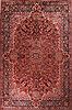 Kerman Red Hand Knotted 115 X 166 Area Rug 400-17269 Thumb 0
