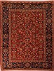 Moshk Abad Red Hand Knotted 105 X 130  Area Rug 400-17270 Thumb 0