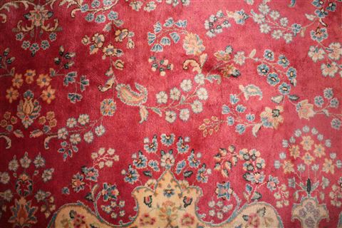 Kerman Purple Hand Knotted 102 X 158 Area Rug 400-17271 Image 1