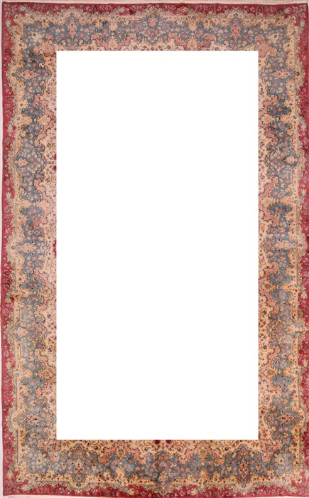 Kerman Purple Hand Knotted 102 X 158 Area Rug 400-17271 Image 2