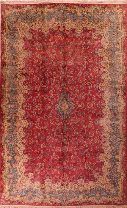 Kerman Purple Hand Knotted 102 X 158 Area Rug 400-17271 Image 0