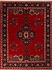 Tabriz Red Hand Knotted 99 X 1210  Area Rug 400-17272 Thumb 0