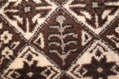 Tabriz Brown Hand Knotted 101 X 1110 Area Rug 400-17275 Image 9