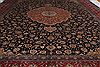 Kashan Blue Hand Knotted 104 X 140 Area Rug 400-17276 Thumb 10