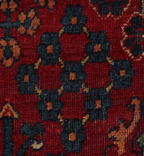 Joshaghan Red Hand Knotted 106 X 138 Area Rug 400-17278 Image 22