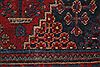 Joshaghan Red Hand Knotted 106 X 138  Area Rug 400-17278 Thumb 14