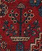 Joshaghan Red Hand Knotted 106 X 138  Area Rug 400-17278 Thumb 15