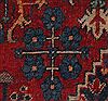 Joshaghan Red Hand Knotted 106 X 138  Area Rug 400-17278 Thumb 17