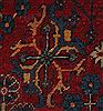 Joshaghan Red Hand Knotted 106 X 138  Area Rug 400-17278 Thumb 18