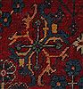 Joshaghan Red Hand Knotted 106 X 138 Area Rug 400-17278 Thumb 18