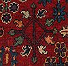 Joshaghan Red Hand Knotted 106 X 138  Area Rug 400-17278 Thumb 34