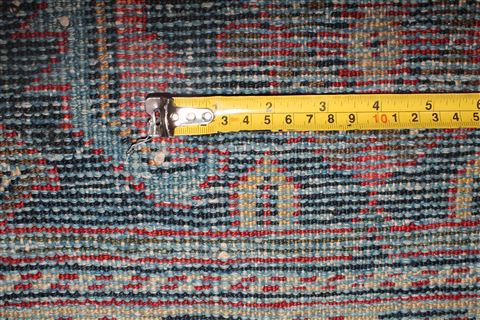 Mahal Red Hand Knotted 103 X 140 Area Rug 400-17279 Image 12