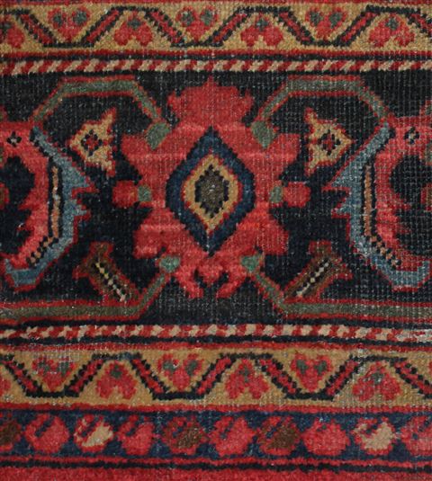 Mahal Red Hand Knotted 103 X 140 Area Rug 400-17279 Image 5