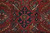 Mahal Red Hand Knotted 103 X 140  Area Rug 400-17279 Thumb 7