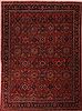 Mahal Red Hand Knotted 103 X 140  Area Rug 400-17279 Thumb 0