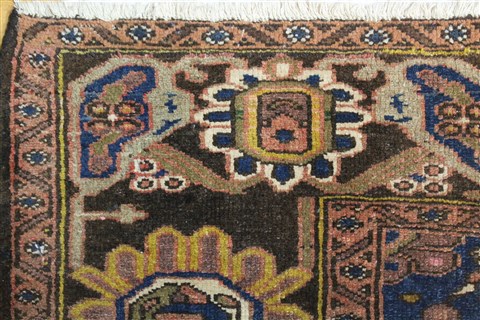 Bakhtiar Brown Hand Knotted 126 X 165 Area Rug 400-17280 Image 10