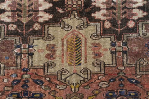 Bakhtiar Brown Hand Knotted 126 X 165 Area Rug 400-17280 Image 12