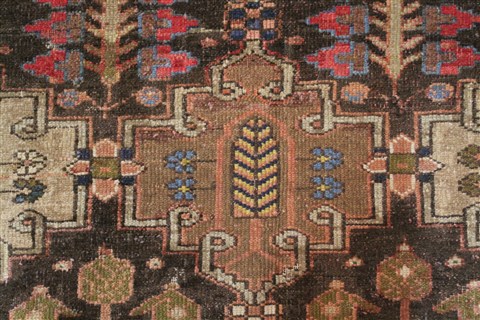 Bakhtiar Brown Hand Knotted 126 X 165 Area Rug 400-17280 Image 13