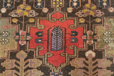 Bakhtiar Brown Hand Knotted 126 X 165 Area Rug 400-17280 Image 15