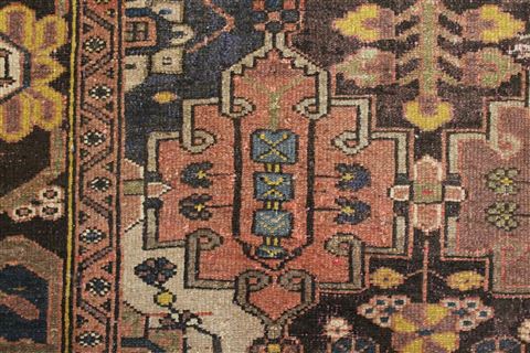 Bakhtiar Brown Hand Knotted 126 X 165 Area Rug 400-17280 Image 17