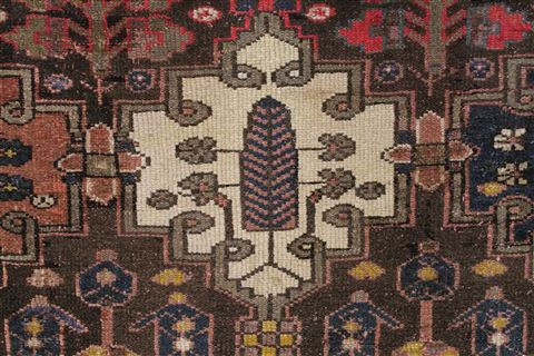 Bakhtiar Brown Hand Knotted 126 X 165 Area Rug 400-17280 Image 19