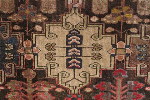 Bakhtiar Brown Hand Knotted 126 X 165 Area Rug 400-17280 Image 20