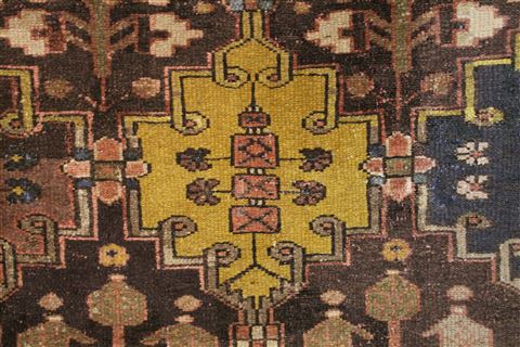 Bakhtiar Brown Hand Knotted 126 X 165 Area Rug 400-17280 Image 23