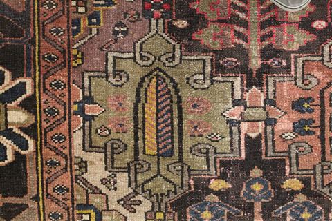 Bakhtiar Brown Hand Knotted 126 X 165 Area Rug 400-17280 Image 24