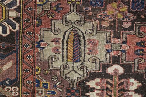 Bakhtiar Brown Hand Knotted 126 X 165 Area Rug 400-17280 Image 25