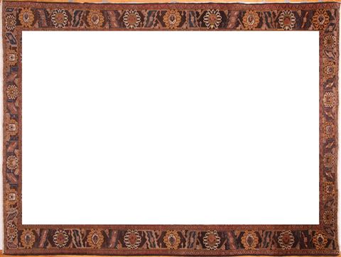 Bakhtiar Brown Hand Knotted 126 X 165 Area Rug 400-17280 Image 2