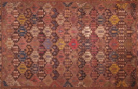 Bakhtiar Brown Hand Knotted 126 X 165 Area Rug 400-17280 Image 3
