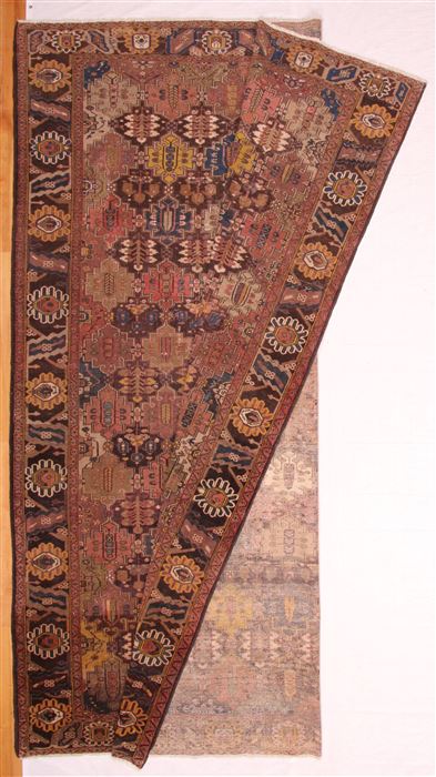 Bakhtiar Brown Hand Knotted 126 X 165 Area Rug 400-17280 Image 4