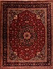 Tabriz Red Hand Knotted 130 X 170  Area Rug 400-17283 Thumb 0