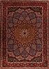 Tabriz Blue Hand Knotted 115 X 160  Area Rug 400-17284 Thumb 0
