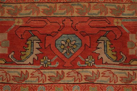 Heriz Blue Hand Knotted 131 X 165 Area Rug 400-17290 Image 3