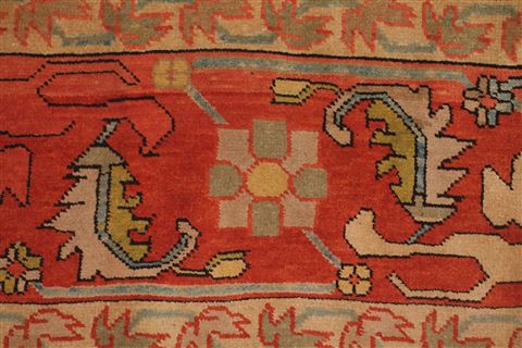 Heriz Blue Hand Knotted 131 X 165 Area Rug 400-17290 Image 5
