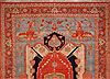 Heriz Blue Hand Knotted 131 X 165 Area Rug 400-17290 Thumb 1
